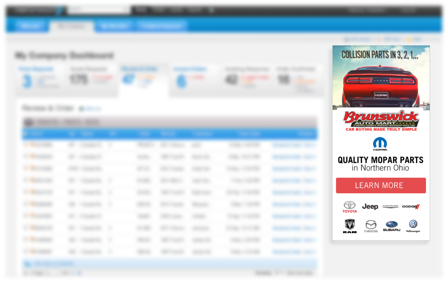 Partstrader The Parts Procurement Marketplace