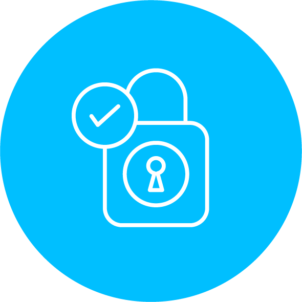 Icon of a padlock